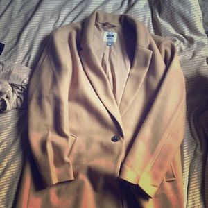 Camel trench/pea coat